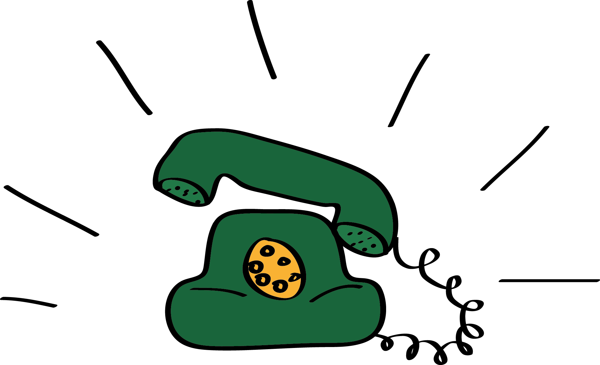 Ein klingelndes Telefon